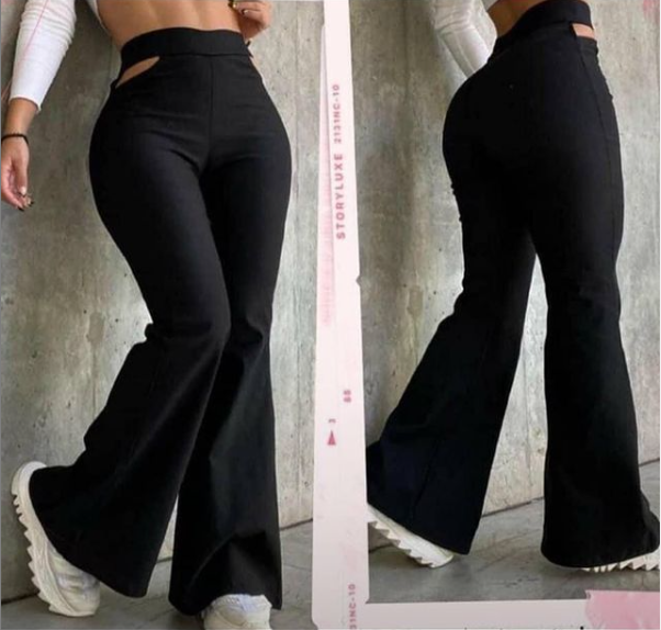 Pantalon para mujer rayas con pretina paper bag derek Ref. 824938